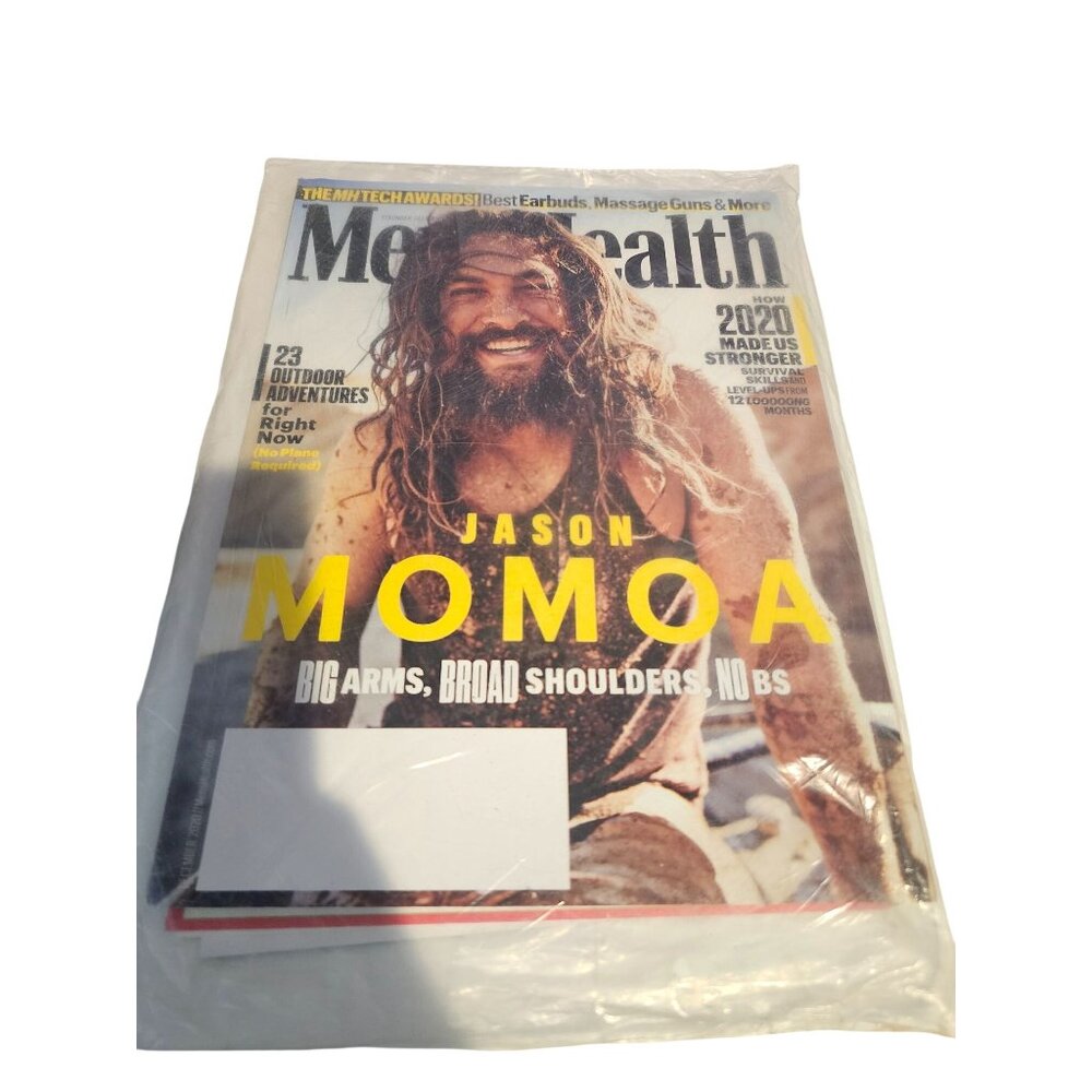 Mens Health Magazine December 2020 Sexy Jason Momoa Cover AquaMan NEW Sealed